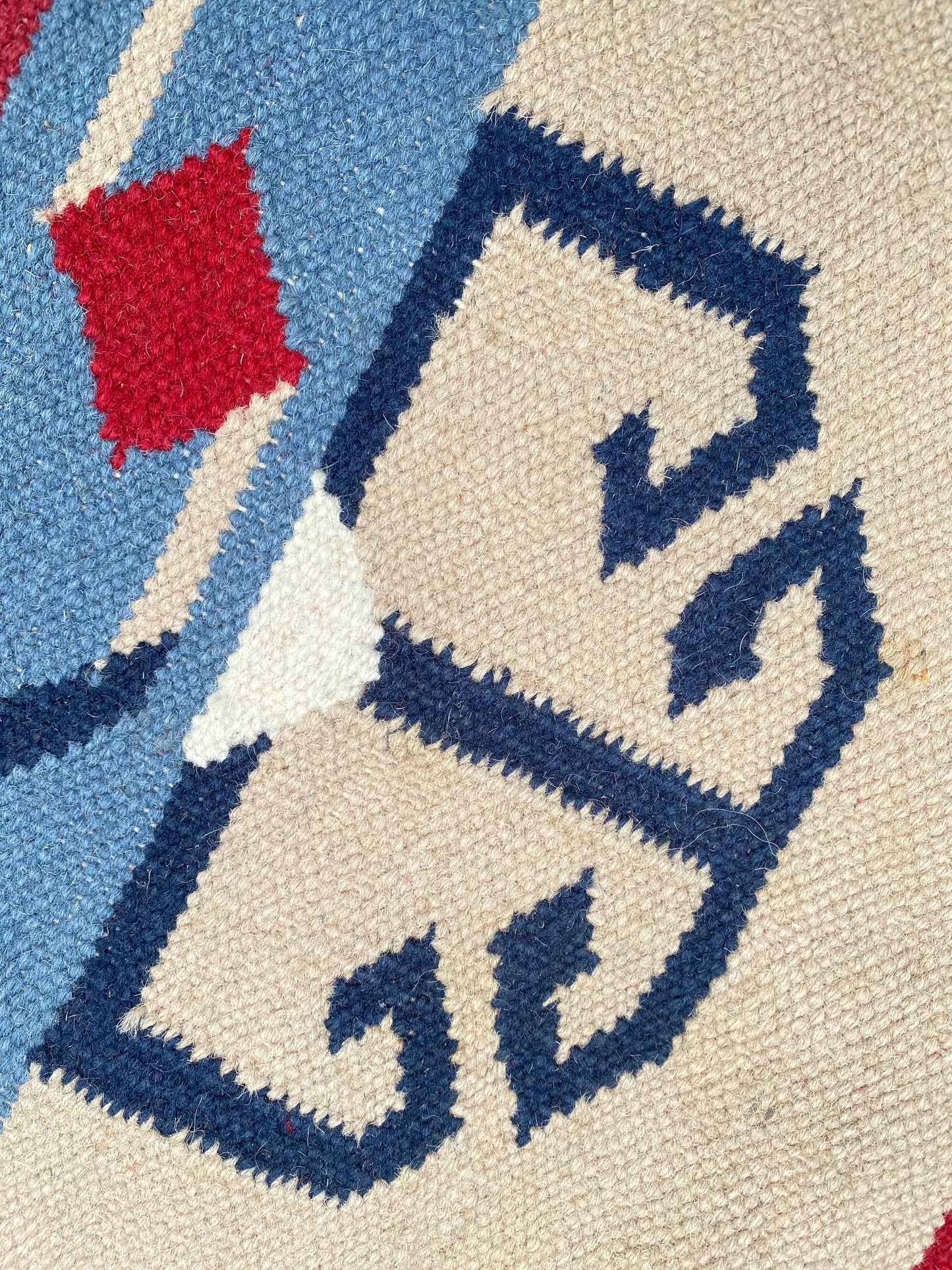 Large Native American Colorful Woven Area Rug