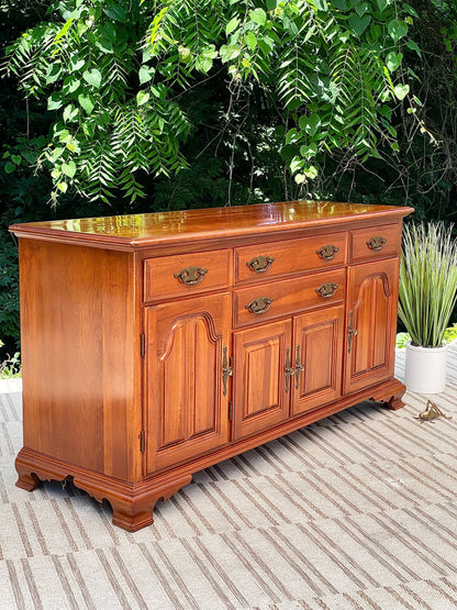 Vintage Taylor Jamestown Cherry Sideboard Buffet