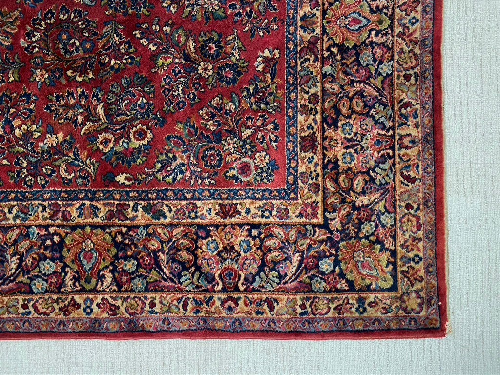 Nice Large Wool Sarouk Karastan Rug