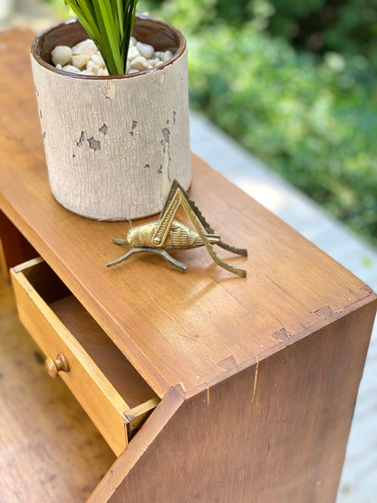 Vintage Wooden Secretary Desk