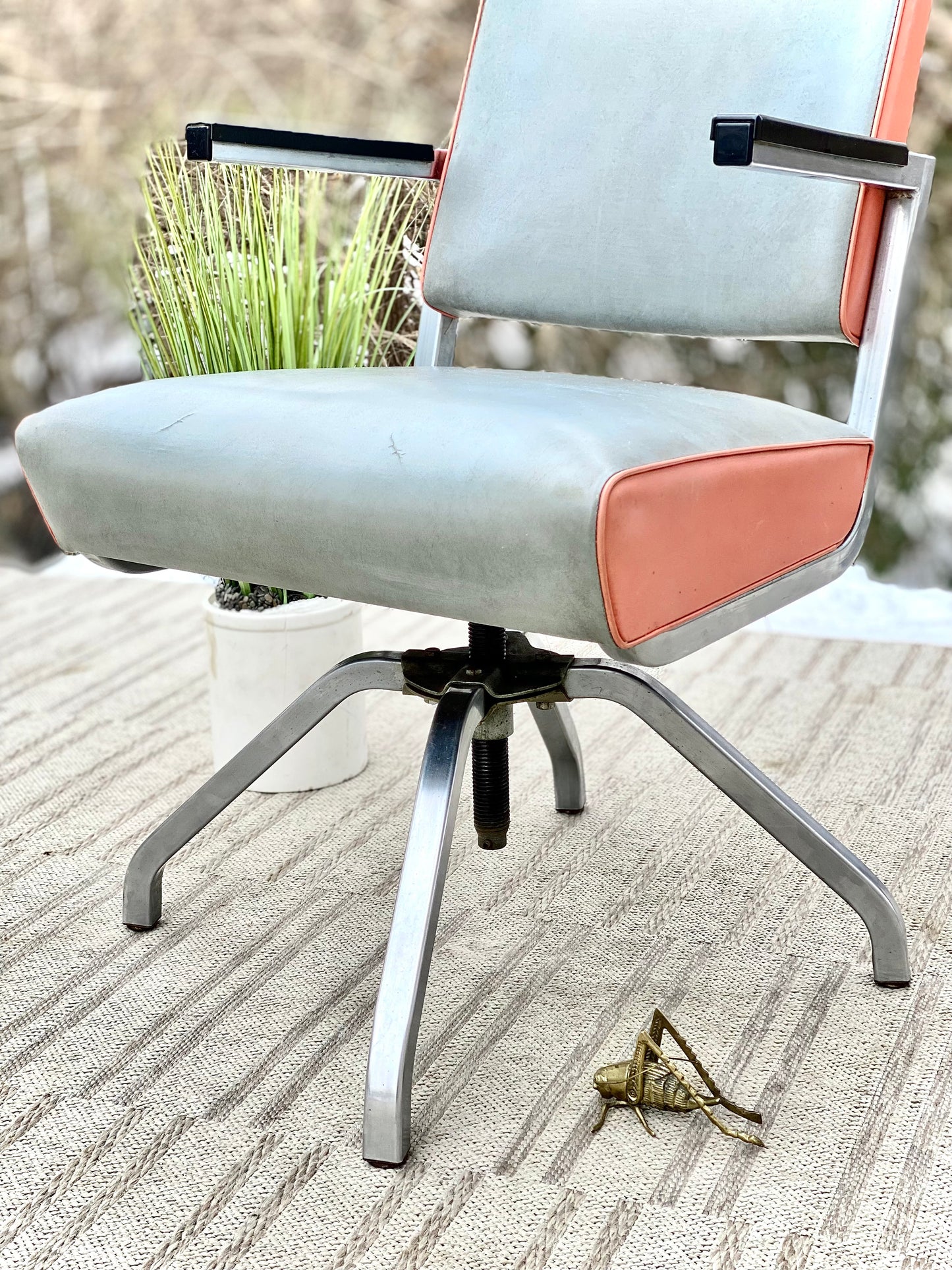 Vintage MCM Royal Metal Chair