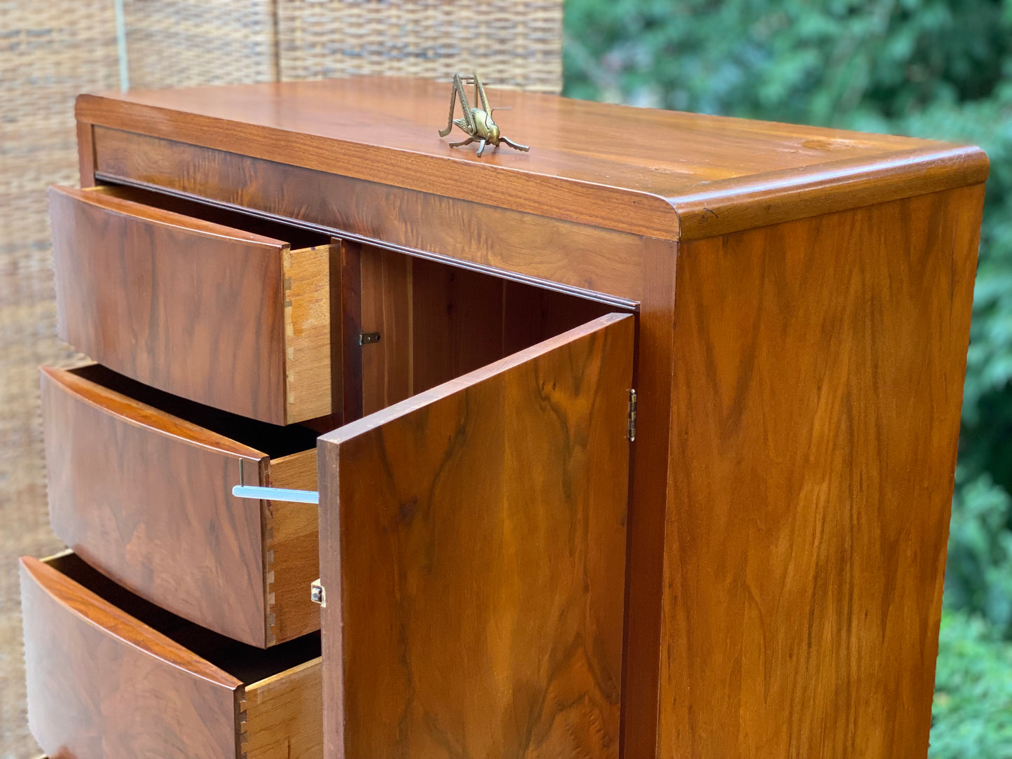 Nice Art Deco Cedar Cabinet Armoire