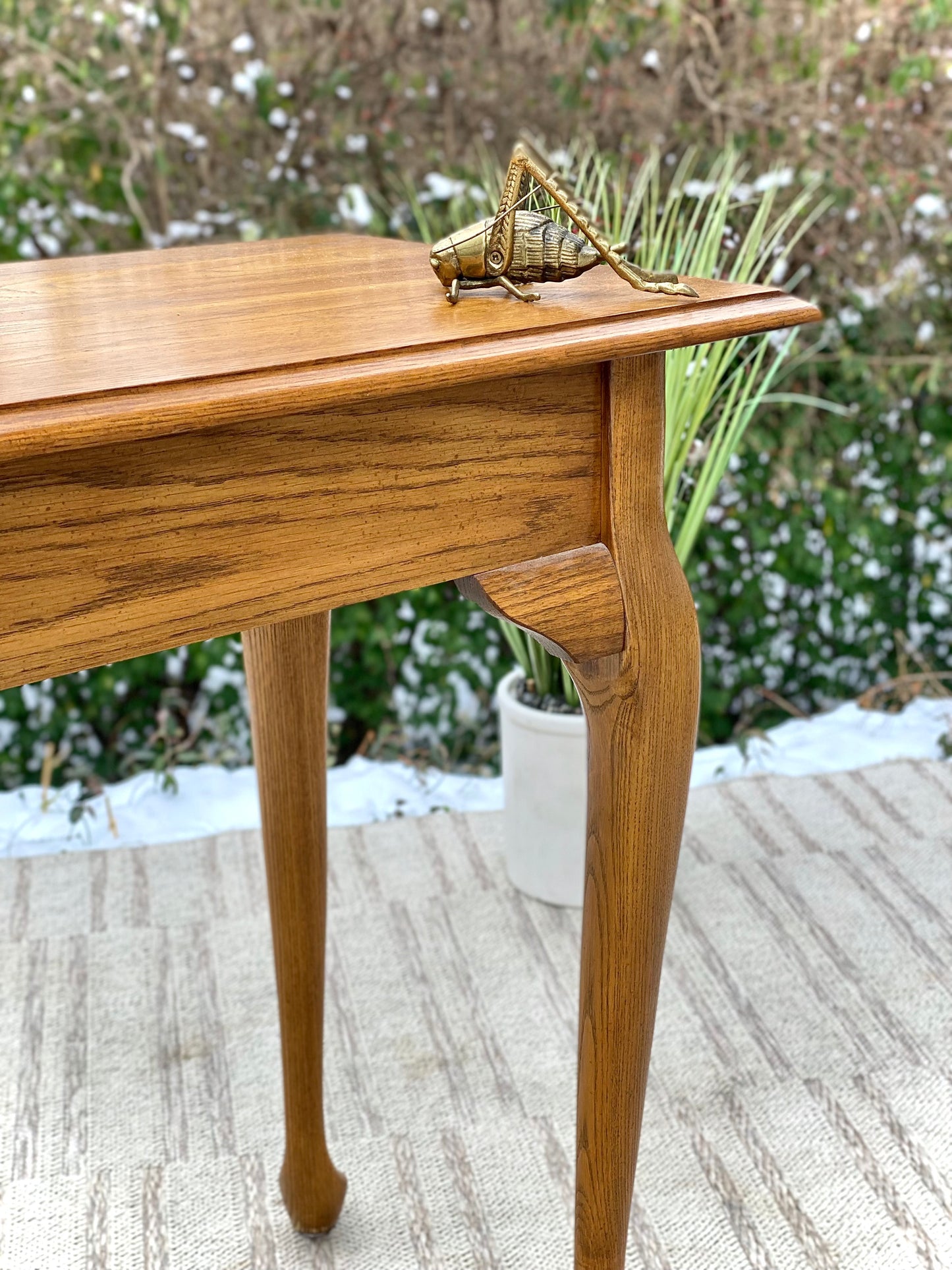 Nice Wooden Oak Hallway Sofa Table