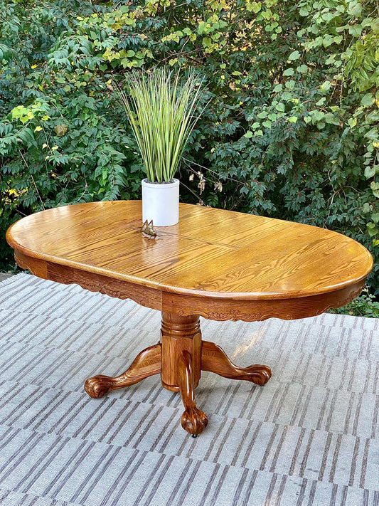 Nice Wooden Extending Dining Table