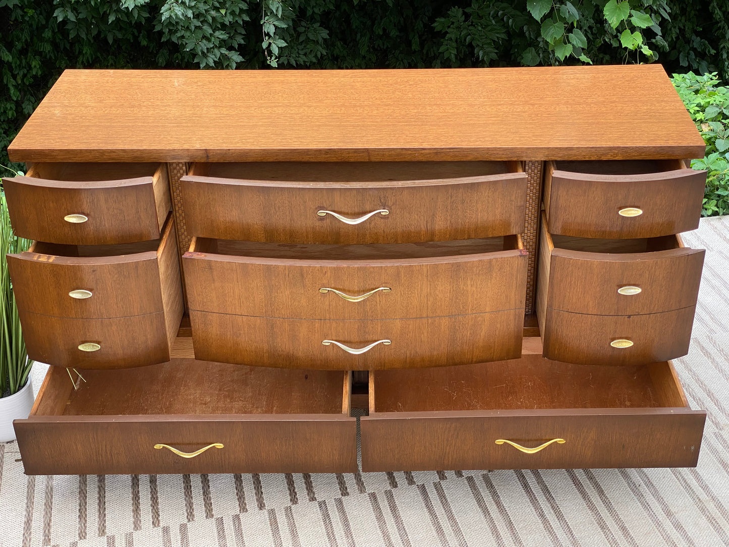 Vintage MCM Bassett Lowboy Dresser