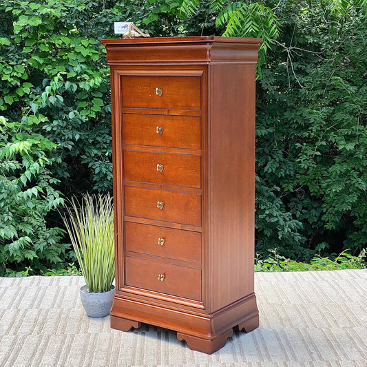 Nice Thomasville Wooden 6 Drawer Tall Chest of Drawers