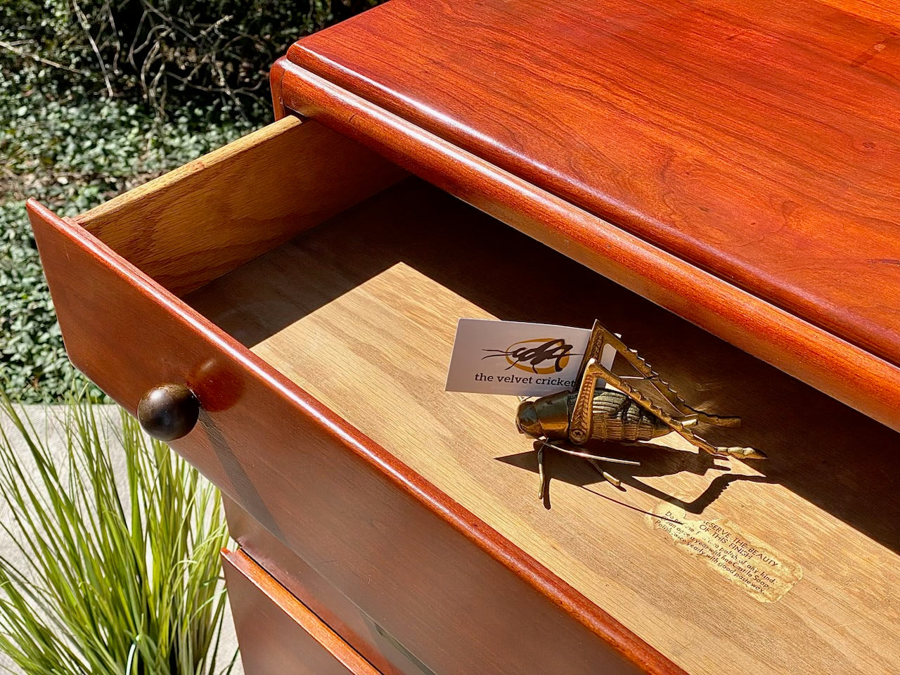 Vintage MCM Mid Century 5 Drawer Dresser