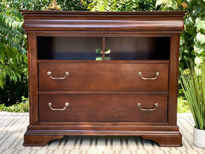 Nice Modern Cherry Media Cabinet