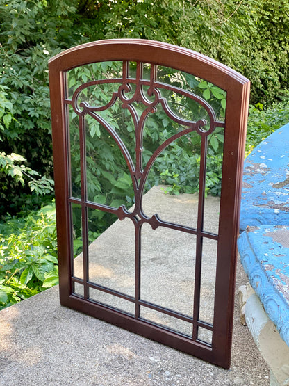 Ornate Wooden Custom Wall Mirror