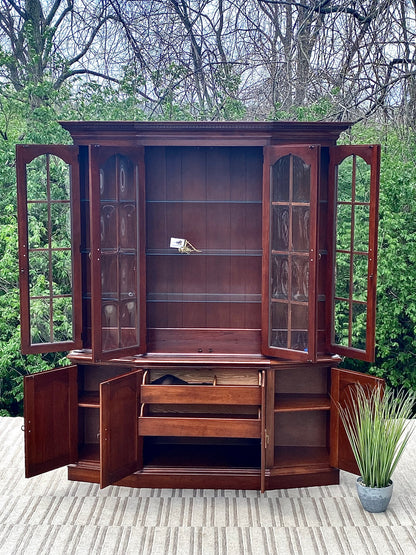 Beautiful Pennsylvania House Cherry Display Hutch