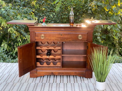 Vintage Wooden Portable Bar