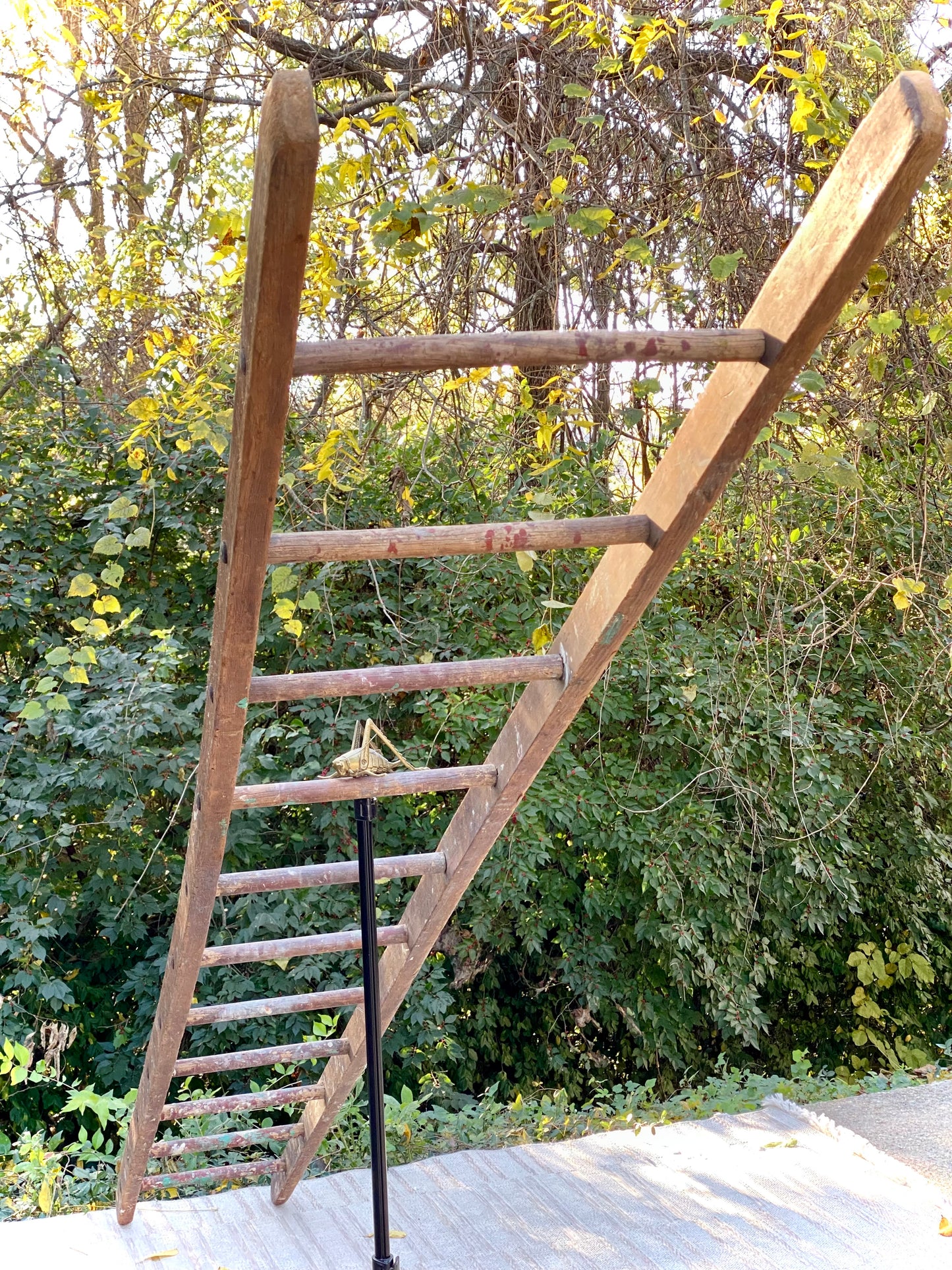 Large Vintage Wooden Ladder