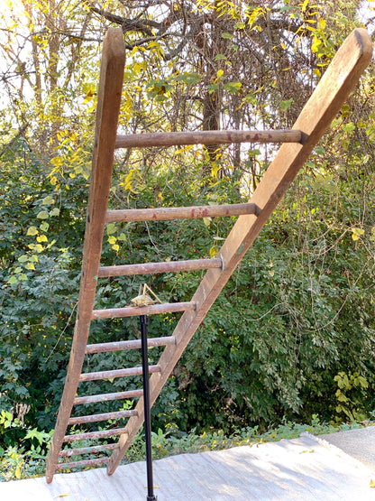 Large Vintage Wooden Ladder