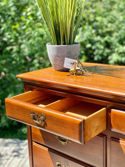 Vintage Link Taylor Solid Cherry 12 Drawer Dresser