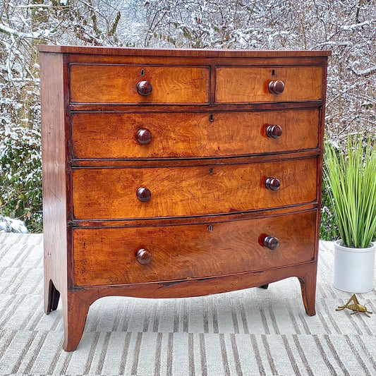 Antique Primitive Pine Chest of Drawers