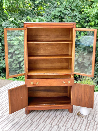 Vintage Wooden Display Hutch