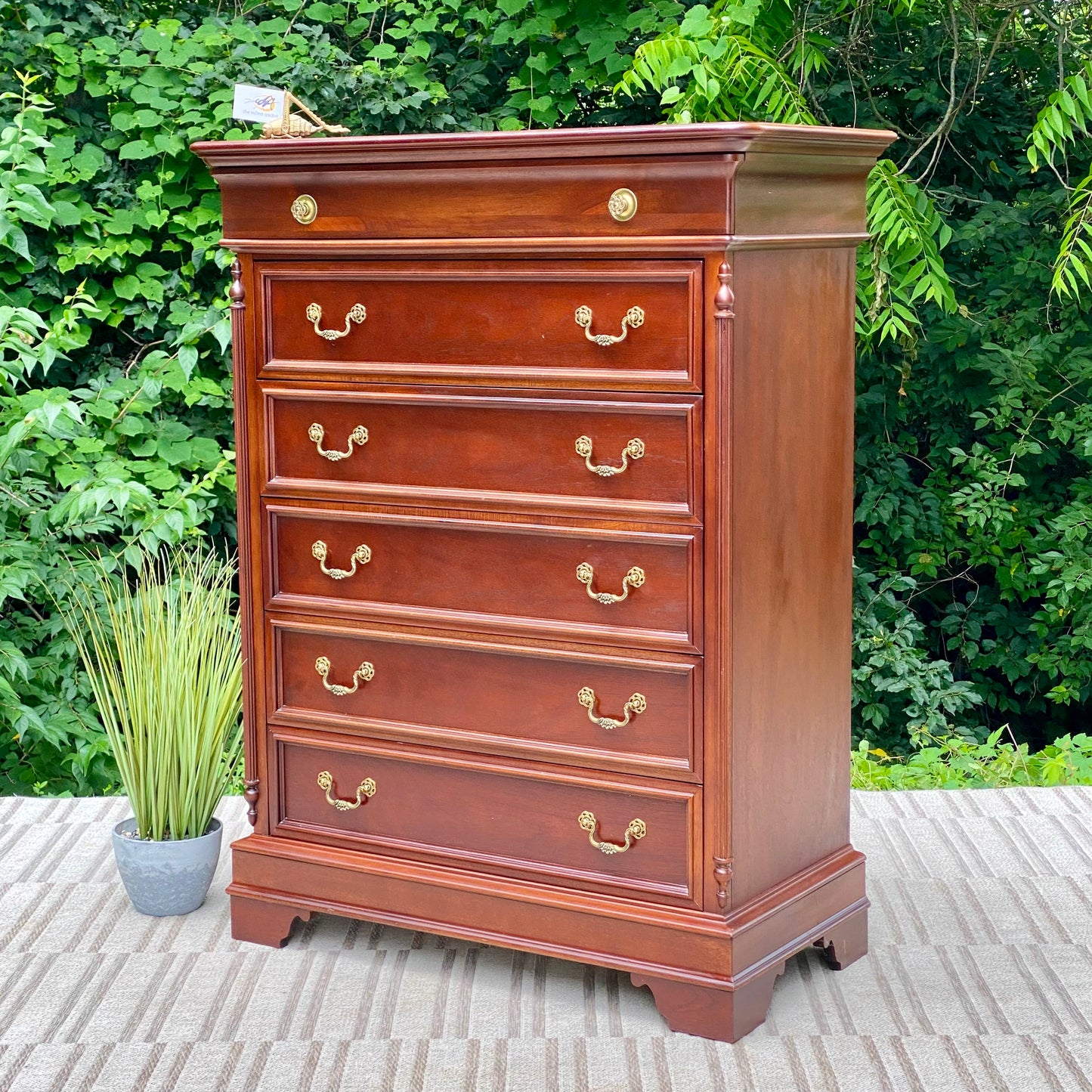 Nice Drexel 6 Drawer Highboy Dresser