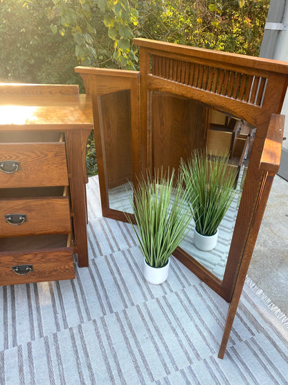 Arts & Crafts Style Kincaid Long Dresser