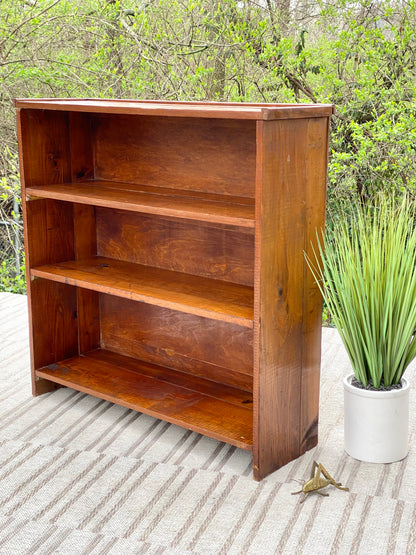 Vintage Wood Bookshelf