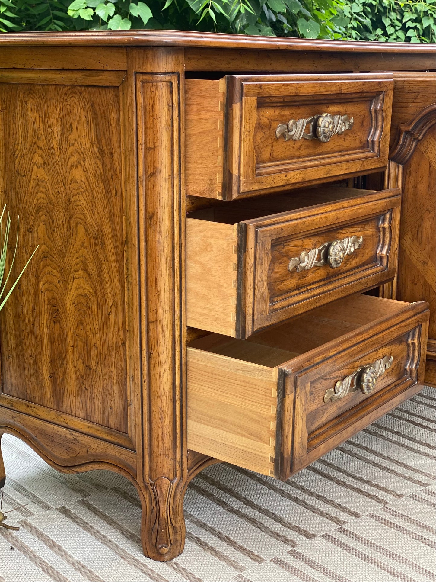 Vintage Drexel 9 Drawer Dresser