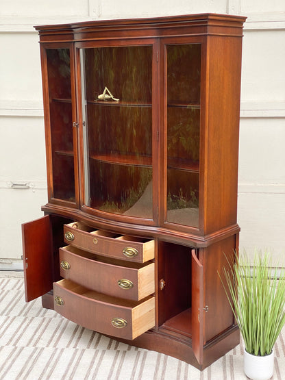 Vintage Bassett Wooden Hutch Display