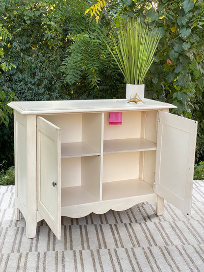 Modern White Hallway Cabinet