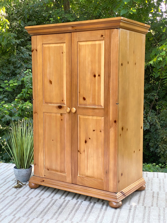 Nice Broyhill Fontana Pine Armoire Cabinet