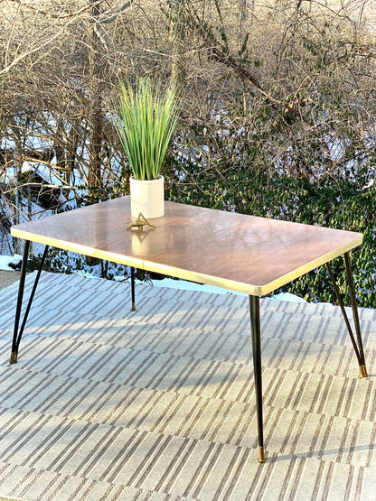 Vintage Formica Top Industrial Table