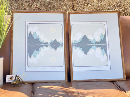Vintage Pair of Ian Kochberg Signed Numbered Serigraphs