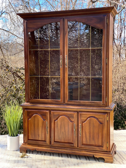 Vintage Wooden Display Hutch by American Drew