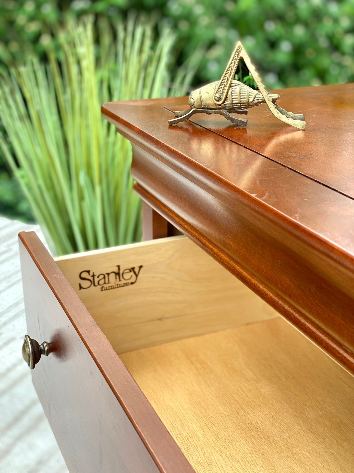 Wooden Stanley 2 Drawer Nightstand
