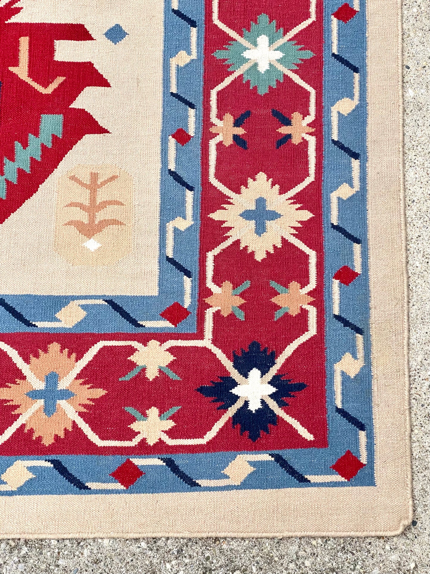 Large Native American Colorful Woven Area Rug