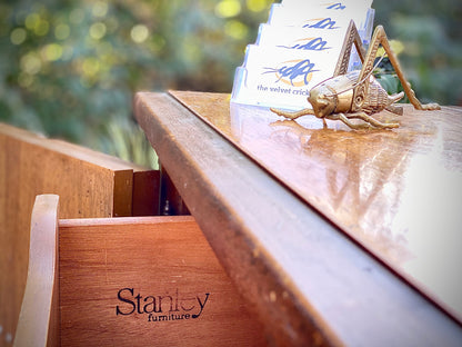 Vintage Stanley 9 Drawer Lowboy Dresser