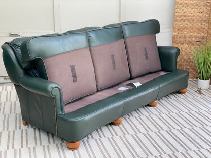 Nice Green Leather sofa