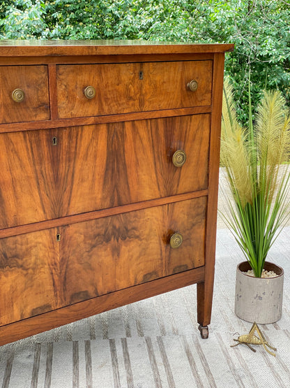 Vintage Wooden 4 Drawer Accent Dresser