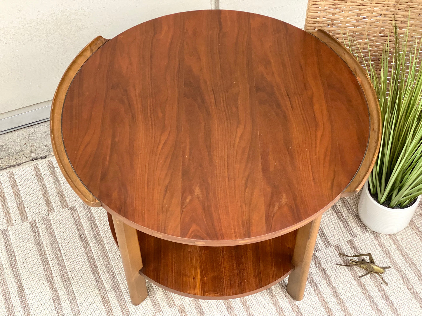 Vintage MCM Lane Walnut Occasional Side Table