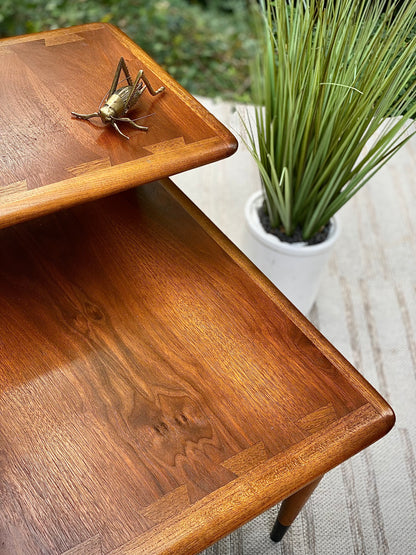 Vintage Pair of MCM Lane Acclaim Side Tables