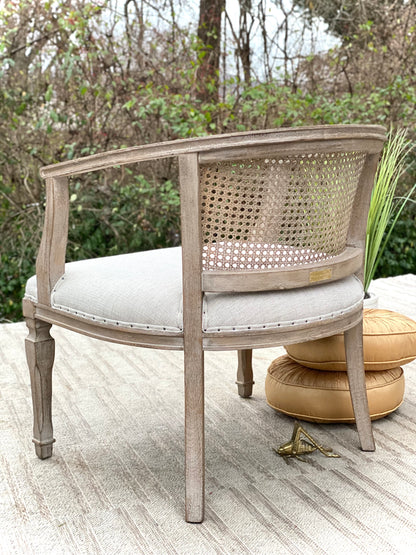 Tommy Hilfiger Cane Back Accent Chair