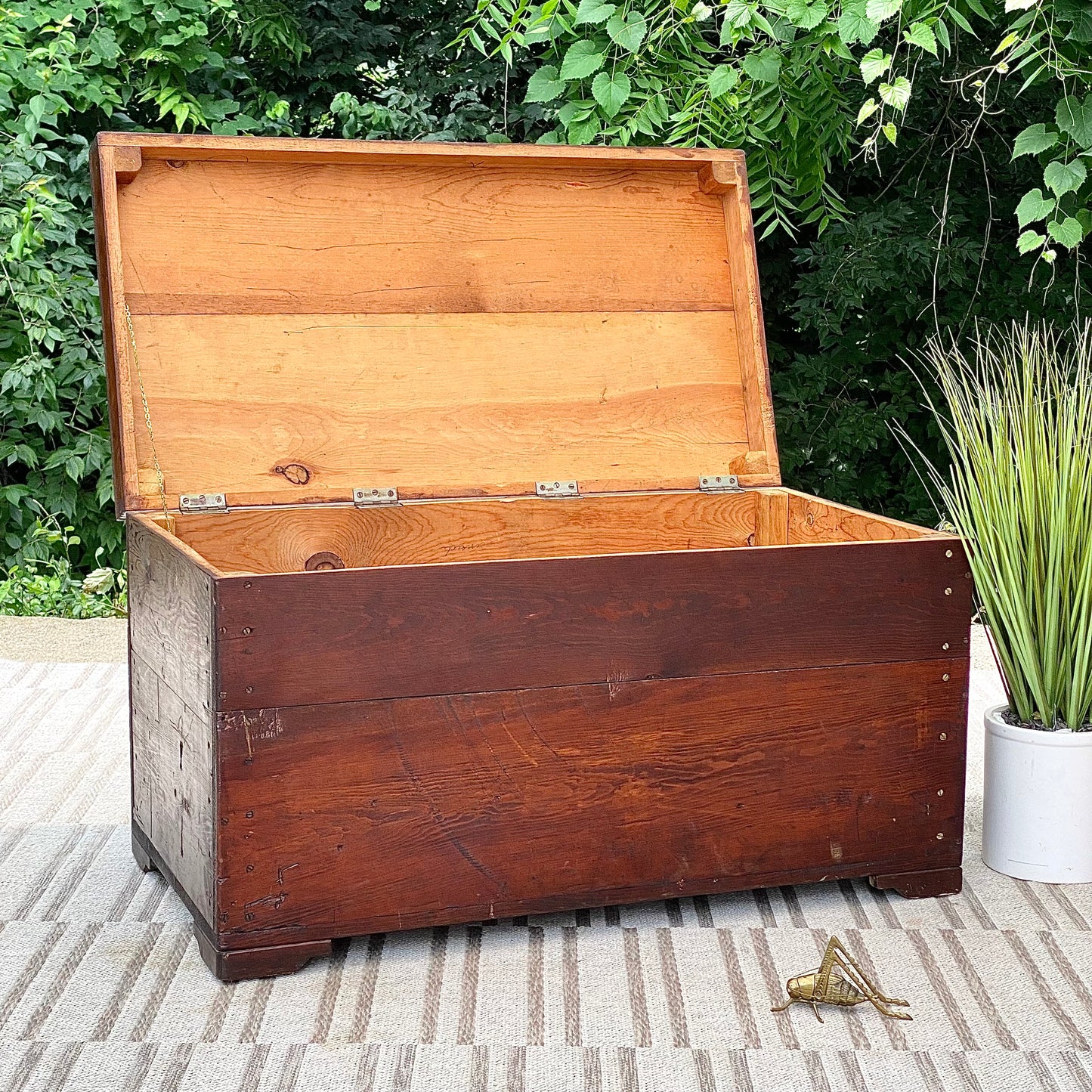 Vintage Pine Storage Truck