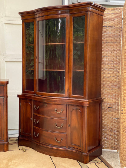 Gorgeous Wooden Curved Front Hutch