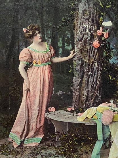 Framed Victorian Female Print