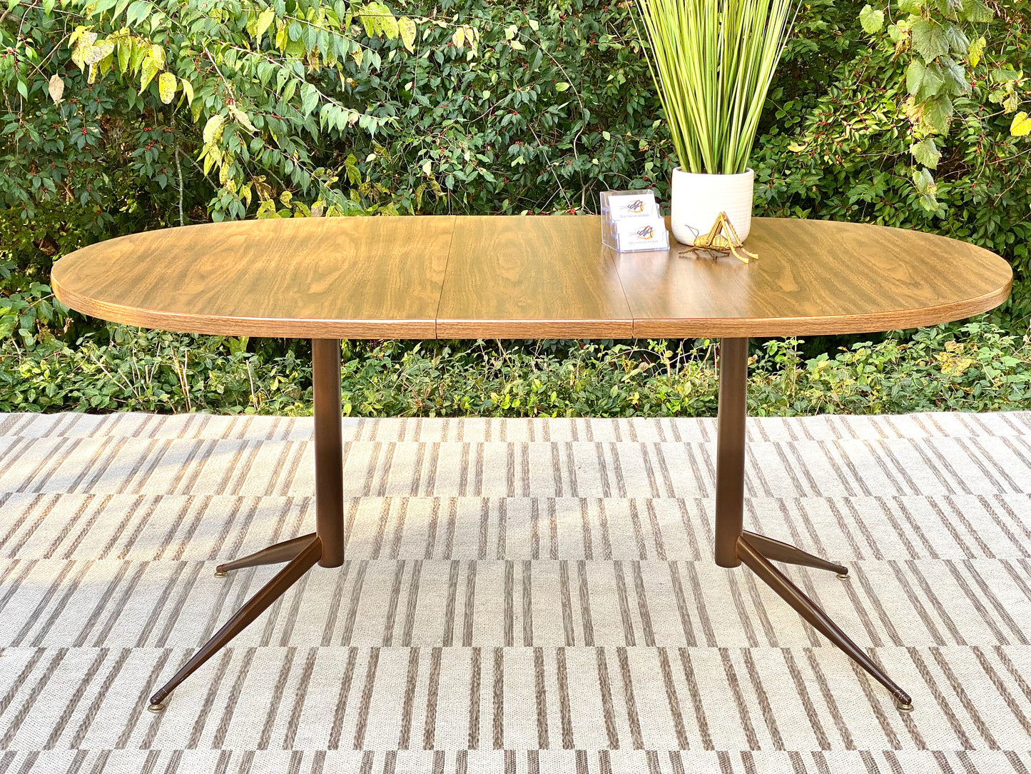 Retro Oval 1970s Dining Table