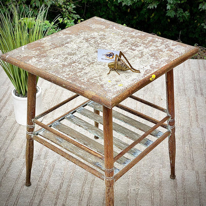 Antique Wooden Plant Stand