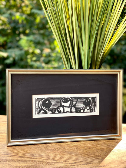 Vintage Georges Rouault Original Woodblock Engraving