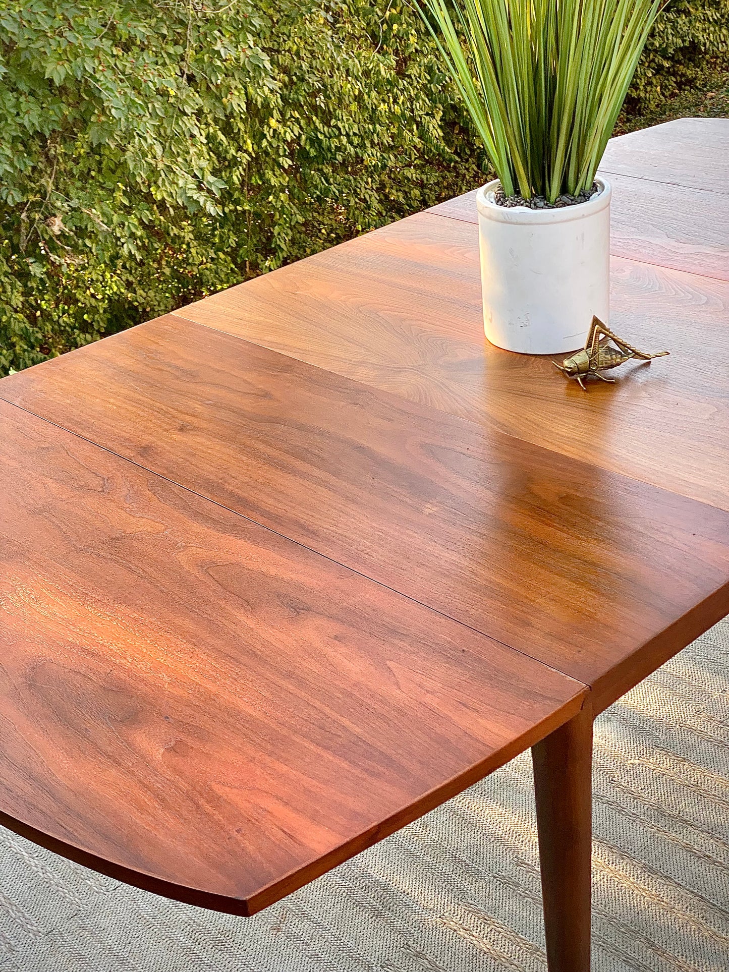 Vintage MCM Drexel Kipp Stewart Walnut Dining Table