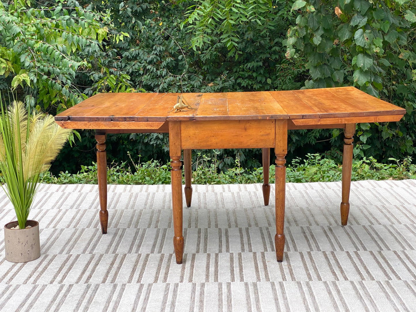 Vintage Wooden Drop Leaf Table