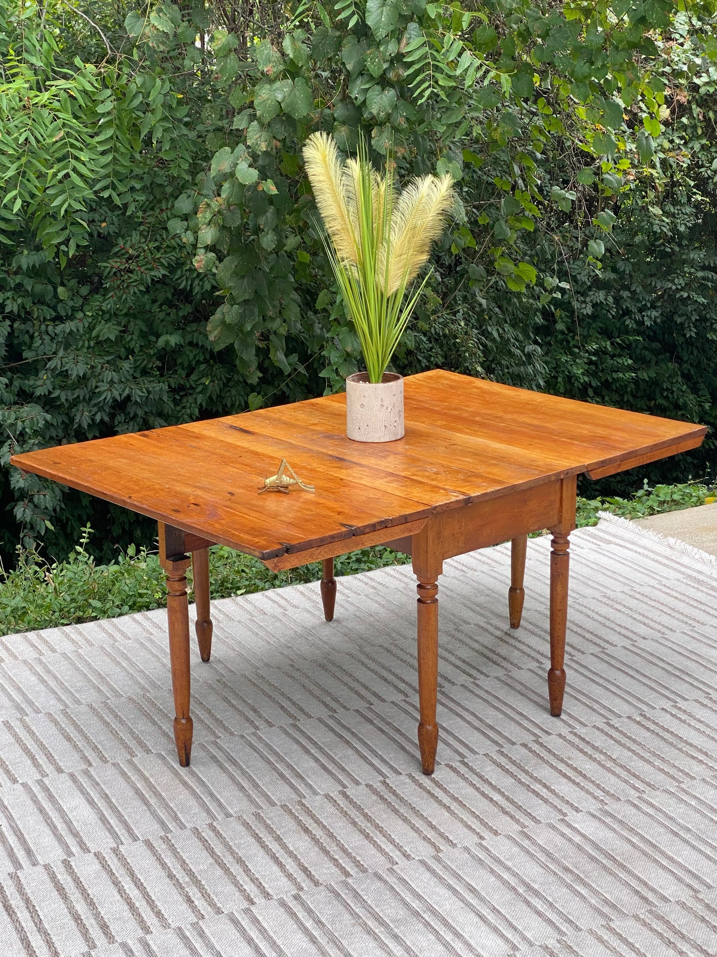 Vintage Wooden Drop Leaf Table