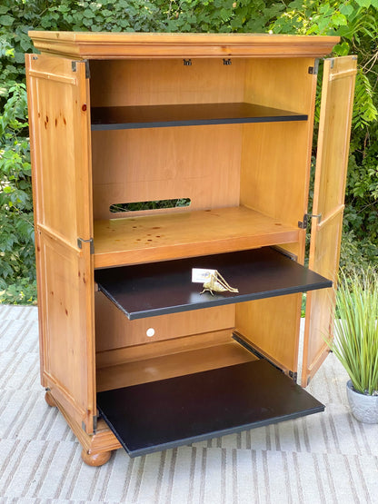 Nice Broyhill Fontana Pine Armoire Cabinet