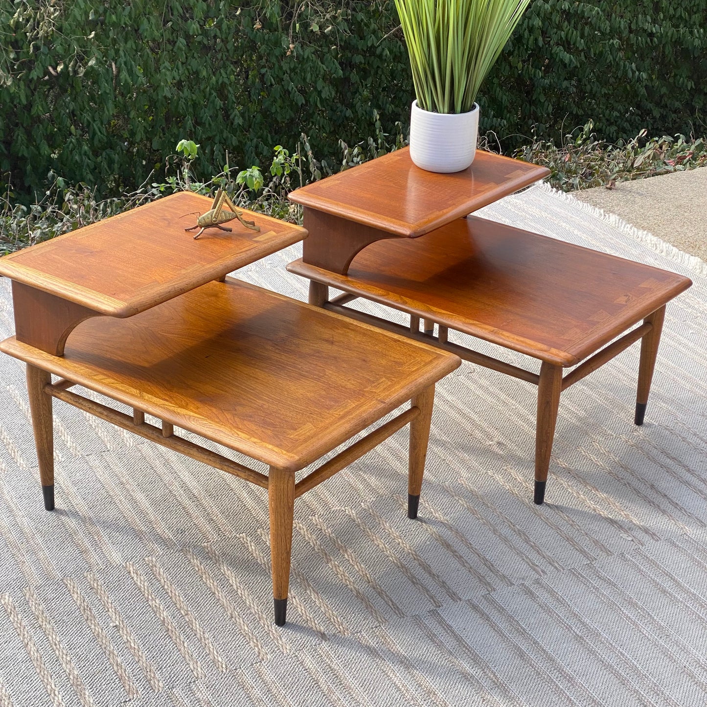 Vintage MCM Lane Acclaim Side Tables