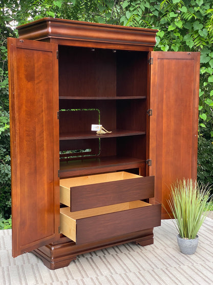 Nice Broyhill Wooden Wardrobe Armoire Cabinet